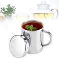 thumbnail image 4 of Taza De Acero Inoxidable De Doble Pared Para Café, Té, Leche, Taza Reutilizable Con Asa, Opción De 220 Ml Y 300 Ml, Construcción De Doble Pared, Evita La Condensación,, 4 of 8