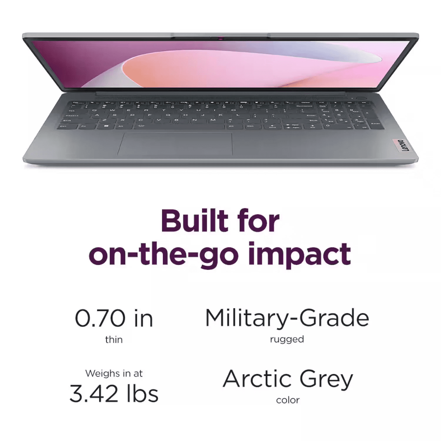 Lenovo IdeaPad Slim 3i 15.6" Full HD Laptop, Intel Core i3-N305, 8GB RAM, 128GB UFS, Windows 11 Home in S Mode