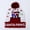 H, variant on Yoyauz Winter Knitted Christmas Hat LED Hat Deer Santa Claus Print for Adult Holiday Cartoon Cap Christmas Hat