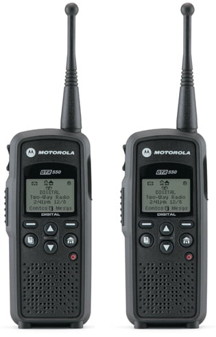 Black for sale online Motorola DTR550 Digital Portable Two Way Radio 