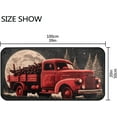 thumbnail image 3 of Dreamtimes Red Truck Moon Area Rug 39x20 in, Stain Resistant Comfy Carpet Small Throw Rug Anti Slip Elastic Cotton Interlayer for Kitchen Bathroom Living Room Bedroom, 3 of 6