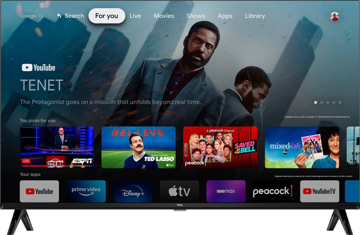 TCL 32" Class 3-Series Full HD 1080p Smart Google TV  32S356 (New)