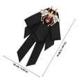 thumbnail image 5 of RENACLIPY Hat Pins for Women Retro Bow Brooch Black Alloy and Cloth Fashion Accessory 1Pack, 5 of 6