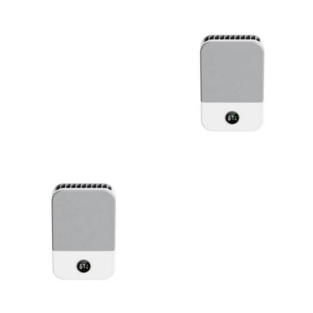 Ventilador USB recargable Matsuzay 3 velocidades color Blanco/Azul marino