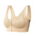 thumbnail image 2 of LLYWEY Wire-Free Push up Bras for Women on Clearance Workout Bras Women Ladies Push-Up Bra Style-1308 Women Lift Bra Feature Adult Female Cotton Sports Bras Beige 38B, 2 of 7