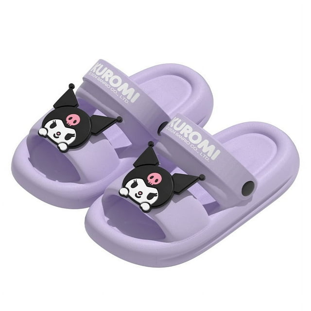 Sandalias de dibujos animados para hombre y mujer, chanclas antideslizantes con diseño de Hello Kitty, Sanrio Kuromi EVA, Cinnamoroll
