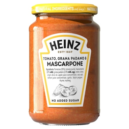 Heinz Tomato Grana Padano Mascarpone Pasta Sauce 350G Imported from Britain