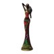 thumbnail image 3 of Estatua de mujer africana, figura novedosa, decoración de gabinete, artesanía hecha a mano, única para Estilo B, 3 of 8
