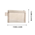 thumbnail image 3 of Ovzne Small Three-dimensional Transparent Mesh Storage Bag Multifunctional Portable Storage Suitable For Cosmetics Jewelry Stationery And Travel Supplies Lightweigh On Clearance, 3 of 6