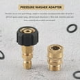 thumbnail image 2 of Pressure Washer Adapter Set, Quick Connector, M22 14mm Swivel To M22 Metric Fitting,M22-14 Swivel + 3/8 Inch Plug, 3/8 Inch Quick Disconnect + M22 Male Quick Connect Kit,5000 PSI, 2 of 8