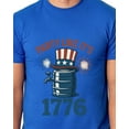 thumbnail image 4 of Fourth Of July Men's Party Like It's 1776 Parody Funny Short-Sleeve T-Shirt, 4 of 5