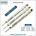 thumbnail image 2 of 6X Schmidt P8126 Capless System Rollerball Refill Green/Red/Blue Ink Fine Tip, 2 of 3