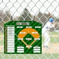 thumbnail image 3 of Magnetic Baseball Lineup Board | Baseball Dry Erase Coaching Broad | Softball Lineup Cards Marker Boards | Baseball Clipboard for Coaches | Baseball Lineup Board for Dugout, 3 of 6