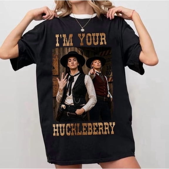 Sophie Caitlin Your Huckle.berry Vintage T-Shirt, Cunning Women Basketball Tee, Retro Western Graphic Shirt