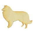 thumbnail image 1 of Package of 1, Large 18" X 14. 5" X 1/8" Standing Shetland Sheepdog Wood Cutout For Art & Craft Project, Made in USA, 1 of 1