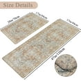 thumbnail image 3 of Aonewoe Kitchen Rug and Mats 2 Pieces PVC Leather Heavy Duty Standing Mats for Kitchen Sink Office Standing Desk Rug Wipe Clean, 3 of 7