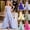 Light Purple, variant on Gunia Formal Dresses For Girls Ruffle Dress Asymmetrical Layered Party Gown Wedding Birthday Celebration Sundress Light Purple Dress For Girls 6-14 Years