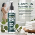 thumbnail image 4 of Eucalyptus Shower Spray, Pure Eucalyptus Oil Shower Mist - Sauna and Spa Steam Room Spray, At Home Spa Experience - 6.76 oz, 4 of 8