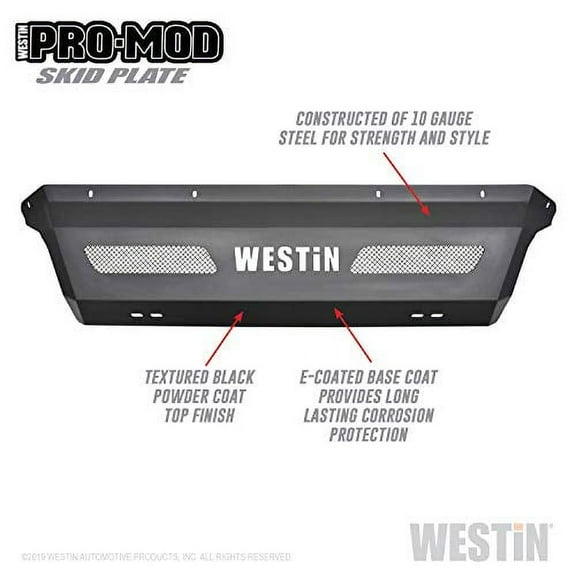 Westin 58-71205 Pro-Mod Skid Plate - Black Textured Finish Fits select: 2011-2016 FORD F250, 2011-2016 FORD F350