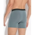 thumbnail image 3 of INNERSY Men's Soft Underwear No Fly Modal Boxer Briefs Tagless Trunks 3-Pack(2XL,Light Mist), 3 of 6