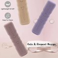 thumbnail image 4 of 3 Pack Travel Makeup Brush Holder Organizer, Silicone Makeup Brush Organizer, Portable Makeup Brush Holder, Soft Makeup Brush Tool Travel Storage Bag, 4 of 5