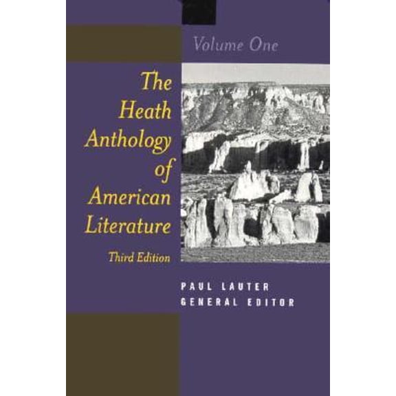Pre-Owned The Heath Anthology of American Literature, Volume I (Paperback) 066932972X 9780669329728