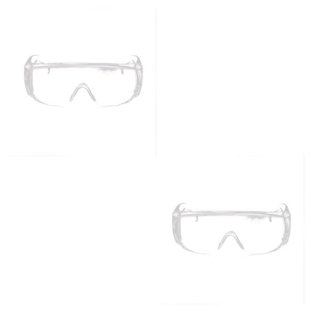 Seitruly Safety Glass Chic Practical Practical Anti-fog Material Style Great Protection Fashionable Multi-functional Eye Goggles Chic Transparente 2piezas