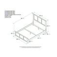 thumbnail image 4 of AFI Madison Full Traditional Bed with Matching Footboard and Turbo Charger in White, 4 of 4
