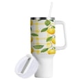 thumbnail image 2 of 40 Oz Car Handle Water Bottle Water Cup Water Bottle Water Jug Coffee Cup Travel Water Bottle Pretty Lemon, 2 of 8