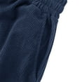 thumbnail image 5 of Cargo Pants for Men Solid Color Casual Elastic Waistband Drawstring Pocket Workwear, 5 of 7