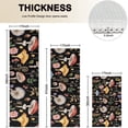 thumbnail image 4 of Red Mushroom Flower Black Pattern Kitchen Rugs Sets Of 3,Kitchen Runner Rugs Non Skid Washable,Decorative Kitchen Floor Mats for Kitchen,Sink,Laundry,17"x30"+ 17"x47" + 17"x59", 4 of 6