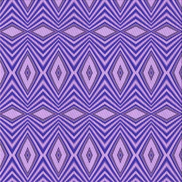 Ahgly Company Machine Washable Indoor Square Transitional Violet Purple Area Rugs, 4' Square