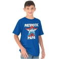 thumbnail image 5 of USA American Patriotic Papa Smurf Boys Kids T Shirt Tees Tops Teen Brisco Brands L, 5 of 6