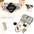 thumbnail image 2 of FORMRS Womens Shoulder Bag with Chain Strap Clutch Purse Cute Tote Handbag, Blue Floral Pattern, 2 of 7