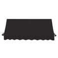 thumbnail image 2 of Awntech 7.375 ft Charleston Fixed Awning Acrylic Fabric, Black, 2 of 2