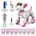 thumbnail image 1 of Perro robot de control remoto inteligente, juguete electrónico de simulación de acrobacias eléctricas por inducción táctil con programación de educación temprana para mascotas, 1 of 6