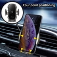 thumbnail image 5 of Soporte inalámbrico para teléfono con cargador de coche, Sensor inteligente de carga rápida, soporte de sujeción automático para coche, 5 of 5