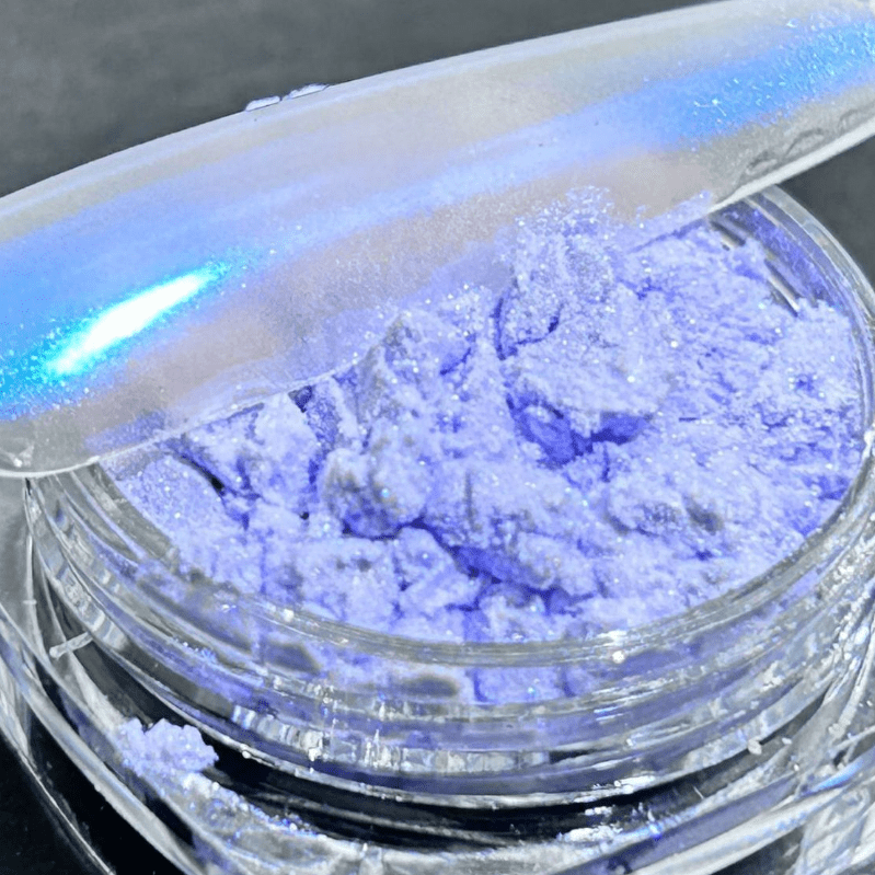 suxuMhao Chrome Nail Powder, Decoration, 1 Piece 50g Blue Purple, Aurora Nail Powder, Iridescent Nail Powder, Holographic Nail Powder, Pearl Nail Powder, Shimmer Chrome,Easy to Apply