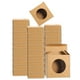 thumbnail image 1 of 30 Piezas Cajas de Jabón de Kraft, Cajas Mini de Kraft de 3" x 3" x 1.2" con Ventana Transparente para Empaque de Golosinas (Marrón), 1 of 6