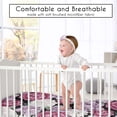 thumbnail image 2 of Sweet Jojo Designs Peony Floral Garden Black and Rose Girl Fitted Crib Sheet, 2 of 6