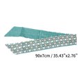 thumbnail image 4 of Unique Bargains 1 Pc Headband Patterns Satin Hairband for Women White Green, 4 of 6