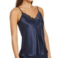 thumbnail image 1 of Women's GINIA GPM201 Silk Camisole with Lace (Mood Indigo S), 1 of 1