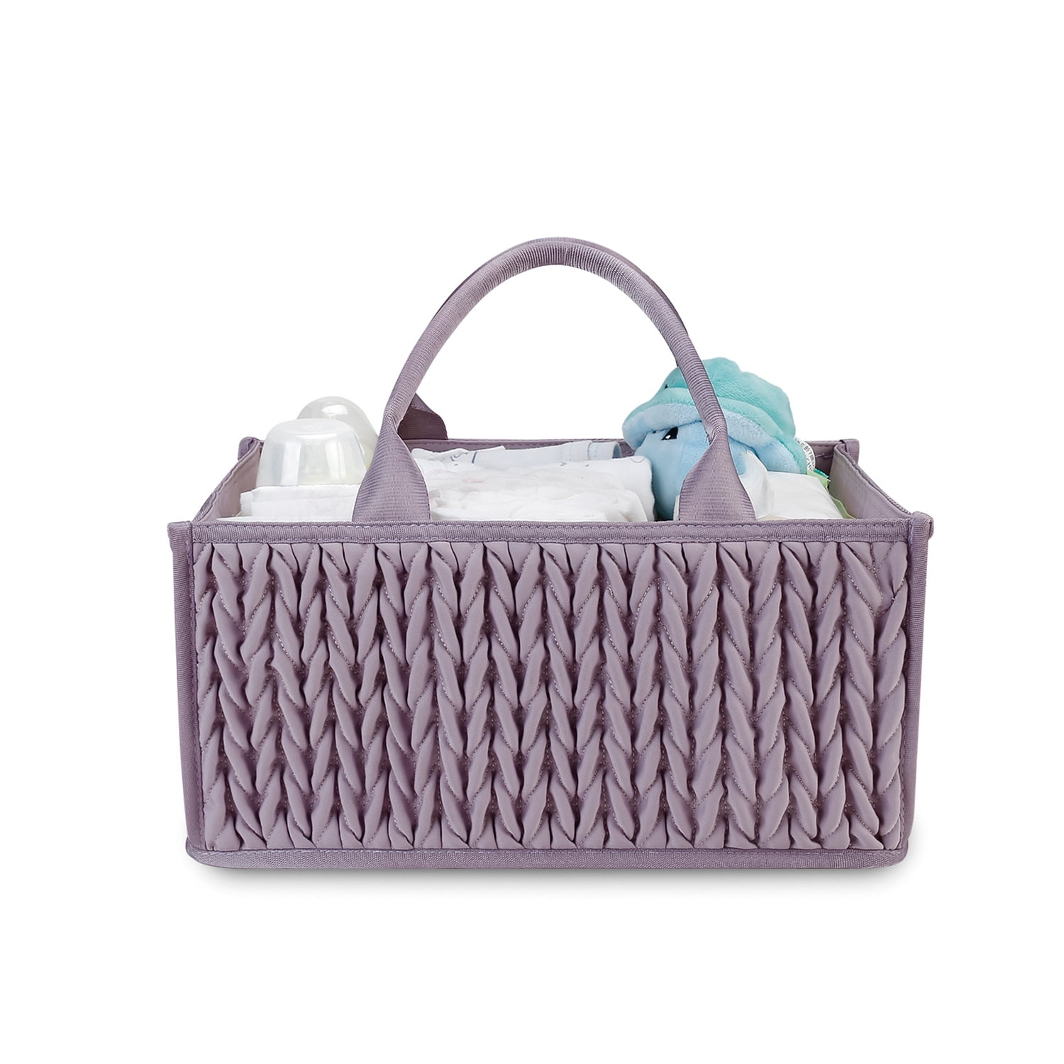SPEKSEE Portable Diaper Storage Basket: Large Capacity, Water-Resistant, and Organized for Mom Essentials