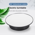 thumbnail image 2 of Leadrop Display Stand 360 Degree Rotating Long Lasting Time Round Shape Electric Motorized Turntable Base for Photography, 2 of 11