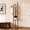 walnut, variant on Solid Wood Rotary Coat Rack, Coat Rack Freestanding with 3 Storage Shelves & 9 hooks, Coat Tree for Entryway, Livingroom, Bedroom, Coat Hanger Stand for Coats, Scarves, Handbags, Hat (Natural)