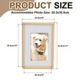 thumbnail image 2 of 9 x 13 Natural Wood Photo Frames, Wood Finish Picture Frame, Light Brown, 2 of 7