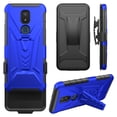 thumbnail image 7 of Compatible for Cricket Icon 3 Case, At&t Motivate 2 Case with Holster Belt Clip Heavy Duty Shockproof Protective Phone Cover with Kickstand [Blue], 7 of 7