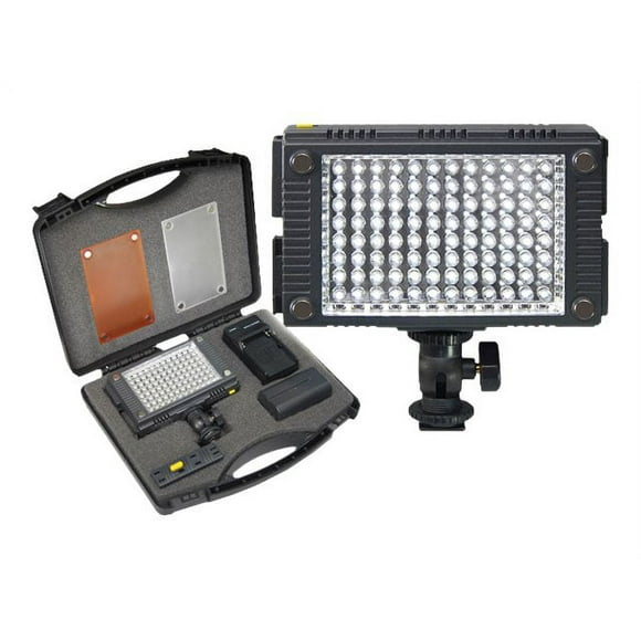 VidRro Power2000 Z-96K - Lampe sur Caméra - 1 Tête x 96 Lampe - LED - 7 W - AC, DC