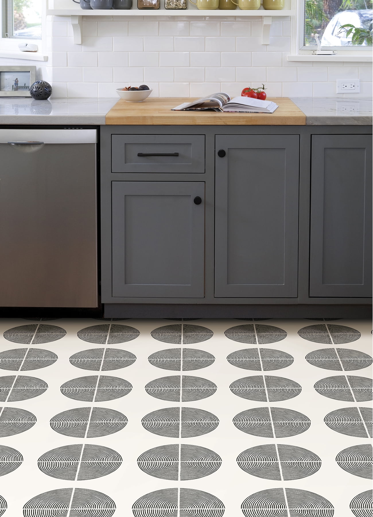 (3 pack) Floorpop Luminary Peel and Stick Floor Tiles