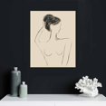 thumbnail image 4 of ONETECH Abstract Girl Face Canvas Wall Art Boho Canvas Painting 12\x16\, 4 of 4